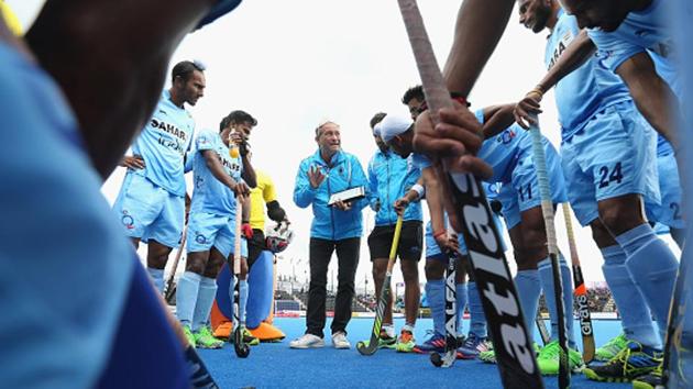 After their Rio Games campaign that ended in the quarters, Indian hockey team, coached by Roelant Oltmans from the Netherlands (centre), have begun the fresh Olympic cycle by winning the Asian Champions Trophy and the Junior World Cup.(Getty Images)