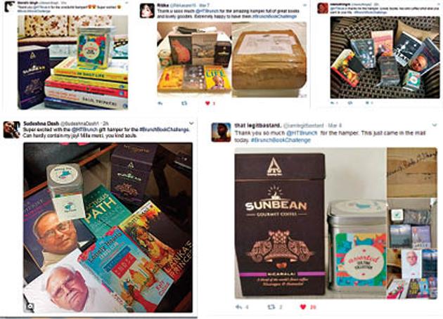 Pictures of the hampers, shared by the winners of the #BrunchBookChallenge Pictures of the hampers, shared by the winners of the #BrunchBookChallenge