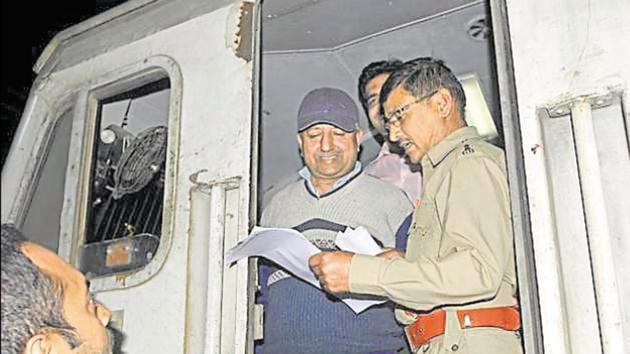 The Swarna Shatabadi was attached when it arrived at the Ludhiana railway station on Wednesday.(HT Photo)