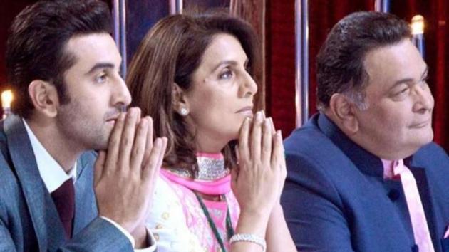 The Kapoors promote Ranbir’s film Besharam on a popular dance show. (File Photo) The Kapoors promote Ranbir’s film Besharam on a popular dance show. (File Photo)