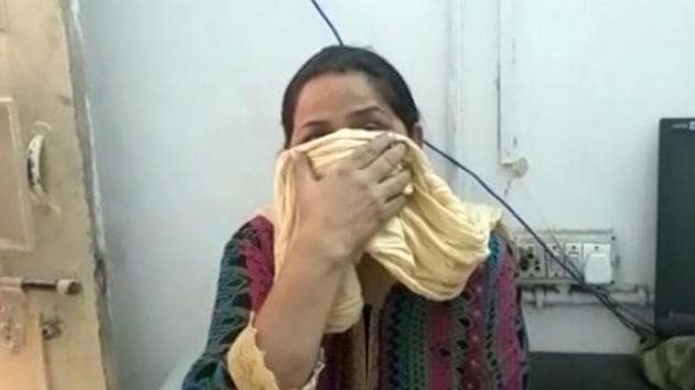 Tara was produced before a Ghaziabad court on Friday in connection with the rape of a minor girl who was allegedly assaulted by several men with Tara’s help. (HT Photo) Tara was produced before a Ghaziabad court on Friday in connection with the rape of a minor girl who was allegedly assaulted by several men with Tara’s help. (HT Photo)