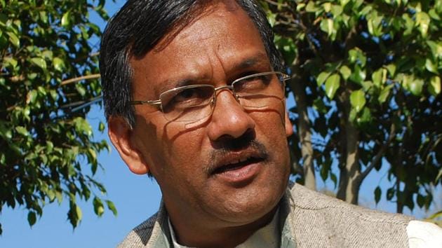 The 56-year-old Trivendra Singh Rawat had joined the RSS in 1983. (HT file photo) The 56-year-old Trivendra Singh Rawat had joined the RSS in 1983. (HT file photo)
