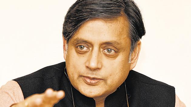 Congress leader Shashi Tharoor has finally reacted to a viral petition that props him as the UPA’s prime ministerial candidate for the 2019 elections.(Sonu Mehta/Hindustan Times)