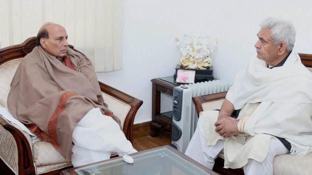 Uttar Pradesh BJP chief Keshav Prasad Maurya, Union minister Rajnath Singh (left) and Manoj Sinha (right) are in contention for the chief minister’s post in the state. (PTI File Photo) Uttar Pradesh BJP chief Keshav Prasad Maurya, Union minister Rajnath Singh (left) and Manoj Sinha (right) are in contention for the chief minister’s post in the state. (PTI File Photo)