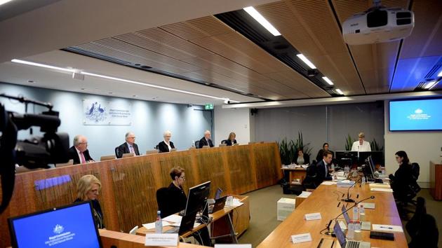 Officials from the Royal Commission into Institutional Responses to Child Sexual Abuse participate on the opening day of their public hearing into the Anglican Church of Australia in Sydney, Australia. (REUTERS) Officials from the Royal Commission into Institutional Responses to Child Sexual Abuse participate on the opening day of their public hearing into the Anglican Church of Australia in Sydney, Australia. (REUTERS)