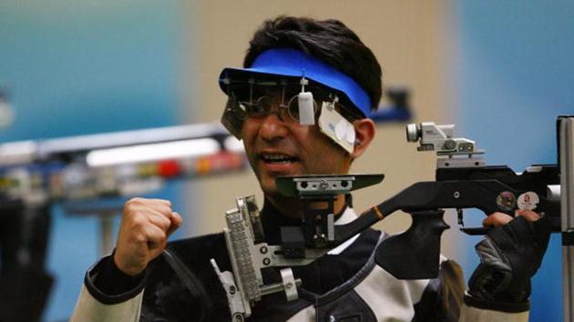 Abhinav Bindra is the only Indian to win an individual gold medal in the Olympics when he clinched the top prize in the 10m Air Rifle event in Beijing.(Getty Images)