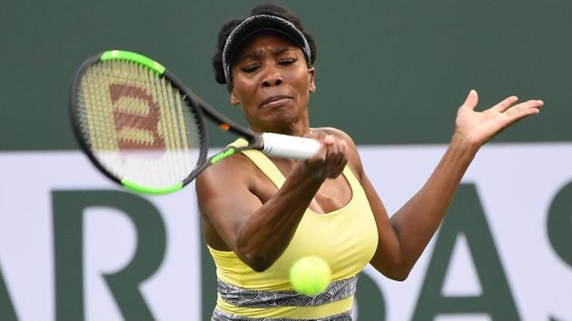 Venus Williams in action during the quarter final match against Elena Vesnina in the Indian Wells Masters. (USA Today Sports) Venus Williams in action during the quarter final match against Elena Vesnina in the Indian Wells Masters. (USA Today Sports)
