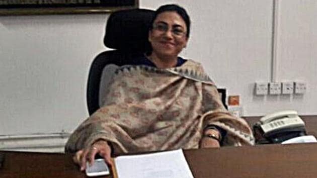 New deputy commissioner Kanwalpreet Brar in her office on Friday. (HT Photo) New deputy commissioner Kanwalpreet Brar in her office on Friday. (HT Photo)