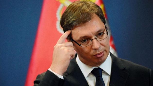 A crowd can be heard chanting “Vucicu, pederu” (”Vucic, faggot”) in the clip, which was intended to highlight insults directed at the premier from his rivals ahead of the first round of the presidential election next month. (AFP File Photo) A crowd can be heard chanting “Vucicu, pederu” (”Vucic, faggot”) in the clip, which was intended to highlight insults directed at the premier from his rivals ahead of the first round of the presidential election next month. (AFP File Photo)