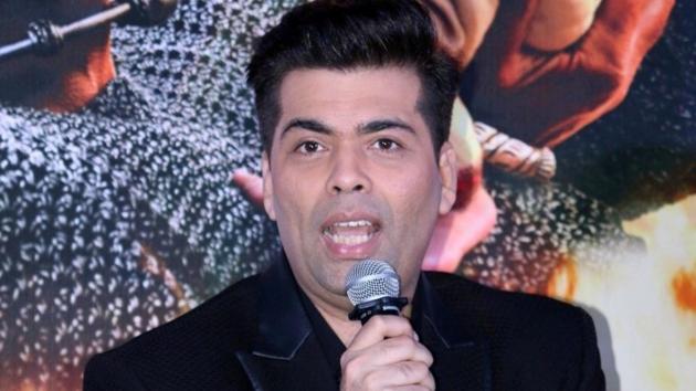 Filmmaker Karan Johar during the trailer launch of film Baahubali 2 The Conclusion in Mumbai. (IANS) Filmmaker Karan Johar during the trailer launch of film Baahubali 2 The Conclusion in Mumbai. (IANS)