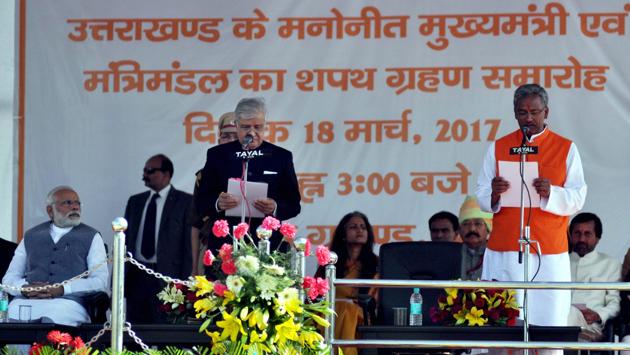 Average age of 10 ministers in the Trivendra Singh Rawat government is 54 years. (PTI File Photo) Average age of 10 ministers in the Trivendra Singh Rawat government is 54 years. (PTI File Photo)