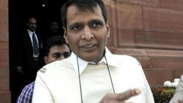 Prabhu flagged off the first Made-in-India suburban train, Medha, on Saturday. Prabhu flagged off the first Made-in-India suburban train, Medha, on Saturday.