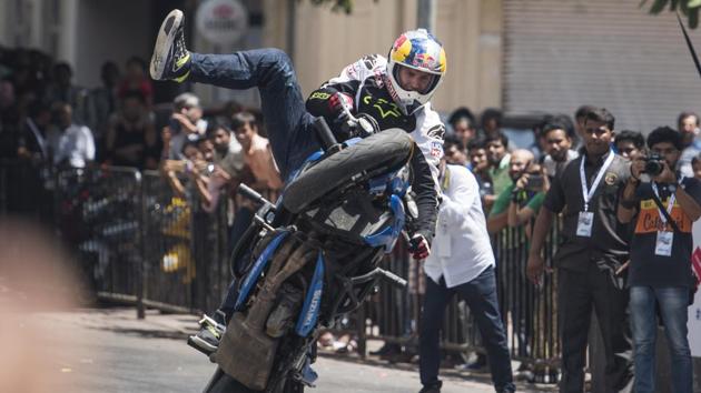 It’s all part of the show. (Satish Bate/HT Photo) 