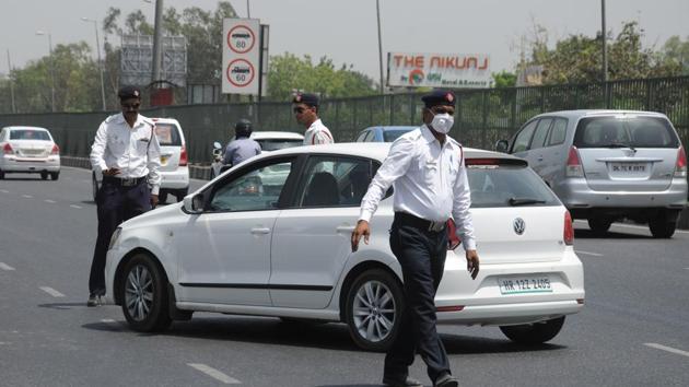 Delhi Police has released a traffic advisory ahead of Jat protests over reservation.(Parveen Kumar/HT File Photo)