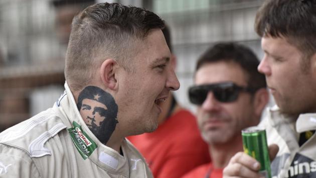 This program is aimed at identifying good trucking talent in order to train them to become good truckers. Out of 3300 applicants, only 20 were selected for the training program and the best 10 were selected to the final race in the Super Class category. (Virendra Singh Gosain/HT PHOTO)