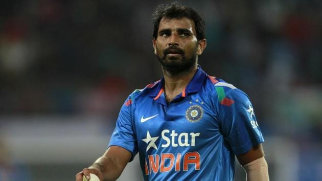 Mohammed Shami, who has not played for India since injuring his knee after the Mohali Test against England in November, came back in style in the Vijay Hazare Trophy final against Tamil Nadu by picking up 4/26.(BCCI)