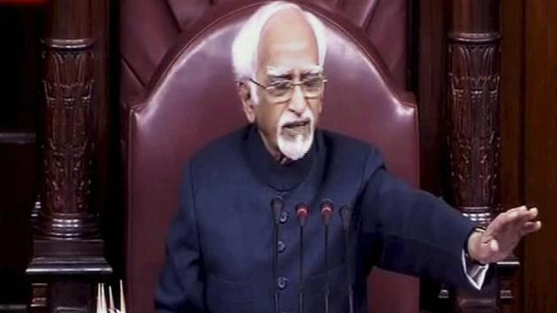 Rajya Sabha chairman Hamid Ansari expressed anguish after three Union ministers to whom queries had been put were absent from the Rajya Sabha during Question Hour. (PTI File/ TV grab) Rajya Sabha chairman Hamid Ansari expressed anguish after three Union ministers to whom queries had been put were absent from the Rajya Sabha during Question Hour. (PTI File/ TV grab)