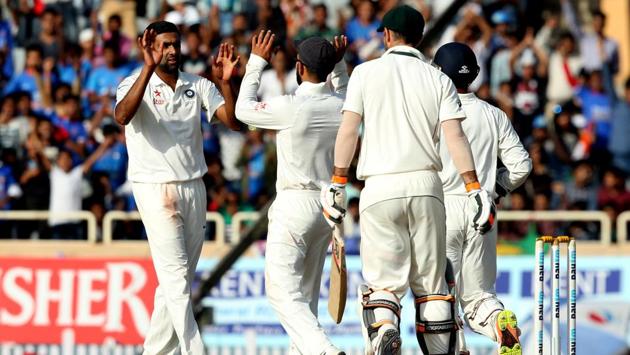 Ravichandran Ashwin’s inability to take regular wickets hurt India. He picked a single wicket of Glenn Maxwell in the second innings. (BCCI) Ravichandran Ashwin’s inability to take regular wickets hurt India. He picked a single wicket of Glenn Maxwell in the second innings. (BCCI)