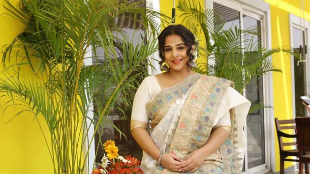 In a happy space: Vidya is making deliberate good choices in her career. (Photo by Raajessh Kashyap/Hindustan Times ) In a happy space: Vidya is making deliberate good choices in her career. (Photo by Raajessh Kashyap/Hindustan Times )