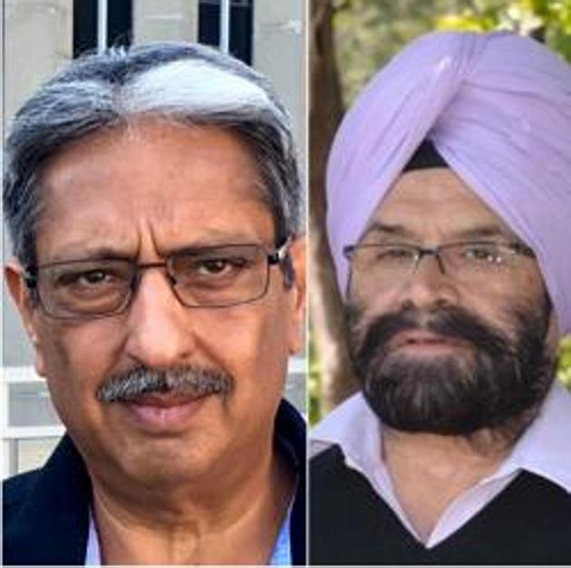 Senior journalist Raveen Thukral (Left) , and BIS Chahal.