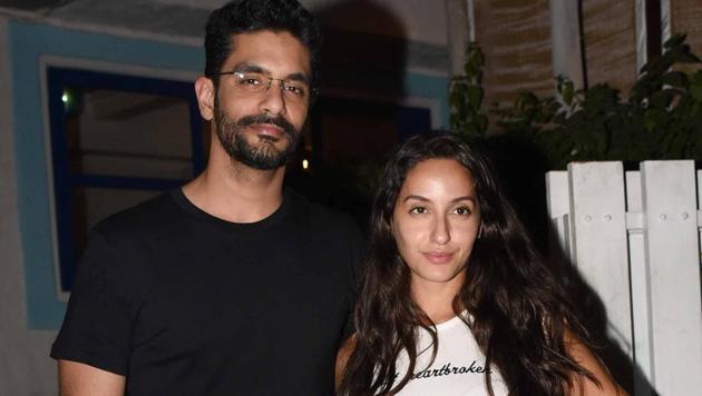 Actor Nora Fatehi says Angad Bedi has immense respect for her.(Yogen Shah) Actor Nora Fatehi says Angad Bedi has immense respect for her.(Yogen Shah)