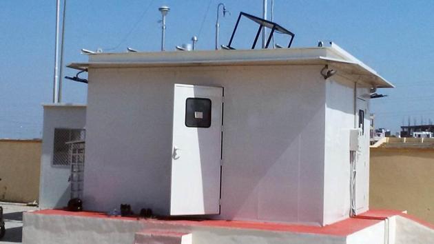 A continuous ambient air quality monitoring station has been set up in Kota by the Rajasthan State Pollution Control Board. (AH Zaidi /HT Photo)