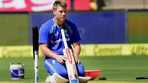 David Warner has struggled in the ongoing four-match series against India, scoring just a total of 131 runs from his six innings.(PTI)