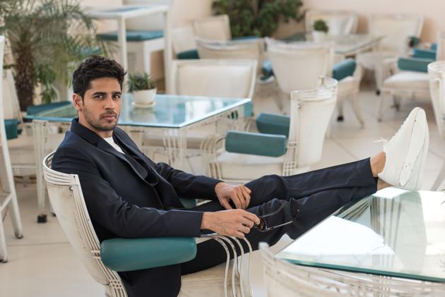 Actor Sidharth Malhotra is nominated in the Most Stylish Actor - Readers’ Choice category.(Aalok Soni/HT PHOTO)
