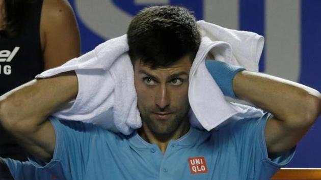 Novak Djokovic was ruled out of Miami Open after picking up an elbow injury.(REUTERS)