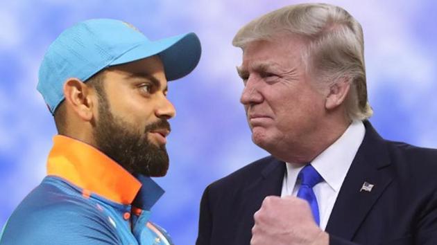 India cricket team skipper Virat Kohli has become Australian media’s favourite punching bag during the current India vs Australia cricket team Test series(HT Photo)