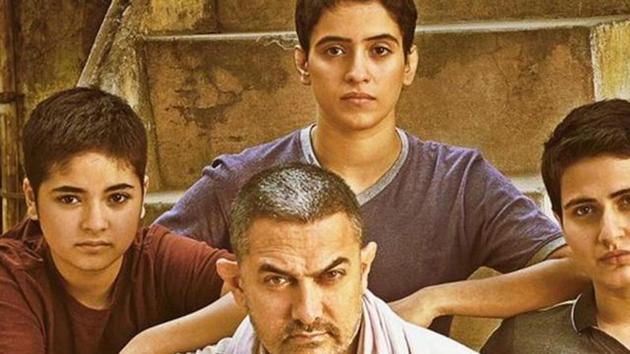 Aamir Khan on the poster of Dangal.