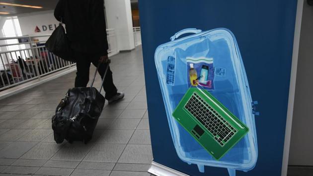 The US has banned electronic devices such as laptops or cameras on board flights from at least 10 Muslim-majority nations.(AFP file photo)