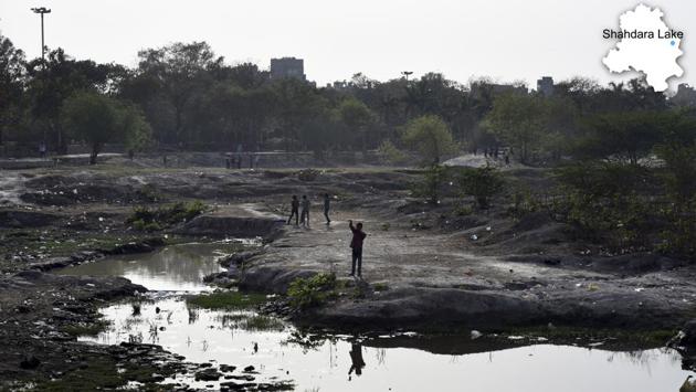An area around the Shahdara lake, which has been turned into a garbage dump over the years, in East Delhi. Although some water bodies have dried up, in many places, parks have come up. Others have been converted into dumping sites. (Arun Sharma/HT PHOTO) An area around the Shahdara lake, which has been turned into a garbage dump over the years, in East Delhi. Although some water bodies have dried up, in many places, parks have come up. Others have been converted into dumping sites. (Arun Sharma/HT PHOTO)