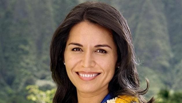 File photo of Tulsi Gabbard, the first Hindu member of the US Congress who was recently elected co-chair of the India Caucus of the House of Representatives.(Courtesy: Tulsi Gabbard’s website)