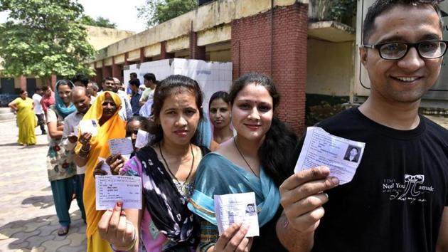 The municipal elections in the Capital will be held on April 23 instead of April 22 as decided earlier, the Delhi state election commission said on Wednesday.(HT Photo)