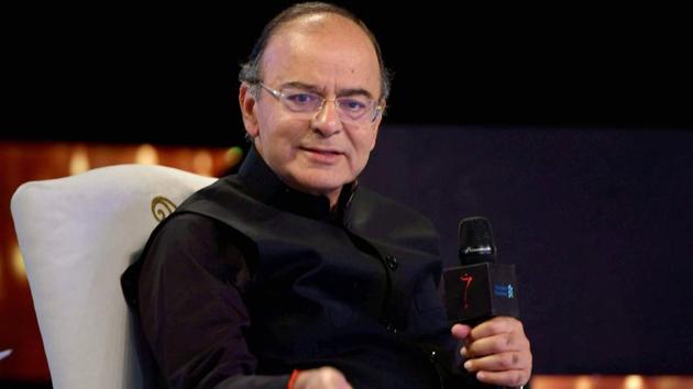 Finance minister Arun Jaitley informs Rajya Sabha individuals and companies will be allowed to invest in the proposed electoral bonds(PTI File Photo)