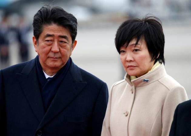 The head of the Moritomo Gakuen group, which runs the school, said Shinzo Abe’s wife Akie handed him cash in an envelope on behalf of her husband in September 2015. (Reuters File) The head of the Moritomo Gakuen group, which runs the school, said Shinzo Abe’s wife Akie handed him cash in an envelope on behalf of her husband in September 2015. (Reuters File)