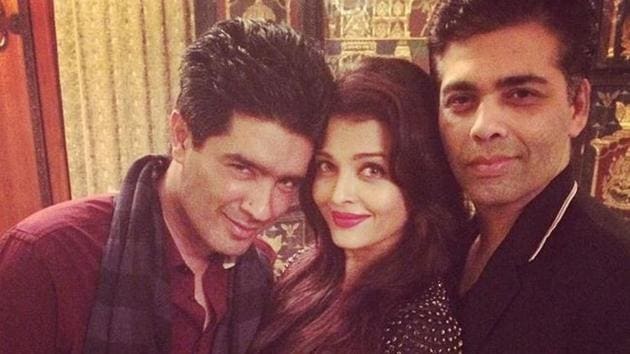 Karan Johar shares a close bond with Aishwarya Rai Bachchan and recently directed her in Ae Dil Hai Mushkil.(Instagram)