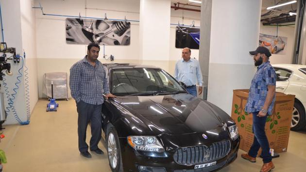 The cops have recovered a Maserati car worth Rs3 crore from him.