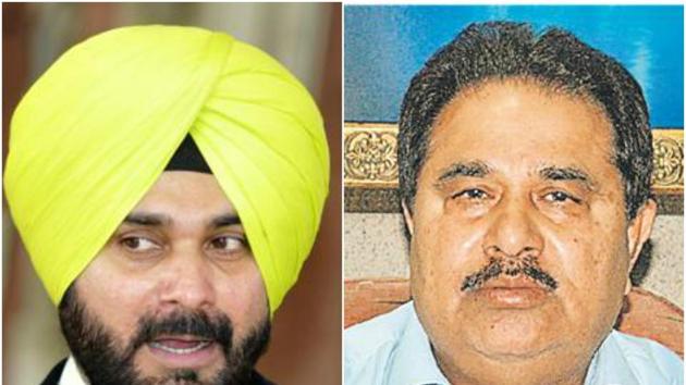 Navjot Singh Sidhu and OP Soni (HT Photos) Navjot Singh Sidhu and OP Soni (HT Photos)