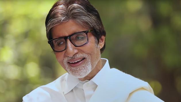 Amitabh Bachchan in a still from the Namami Brahmaputra song.(YouTube grab)