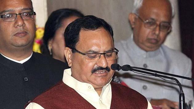 Health minister JP Nadda termed the new bill as “patient-centric”. (Arvind Yadav/ HT File) Health minister JP Nadda termed the new bill as “patient-centric”. (Arvind Yadav/ HT File)