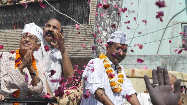 The party has been conducting door-to-door campaign for the past fortnight, with teams being led by councillors and party legislators separately. (Hindustan Times) The party has been conducting door-to-door campaign for the past fortnight, with teams being led by councillors and party legislators separately. (Hindustan Times)