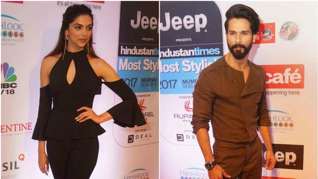 Deepika Paukone and Shahid Kapoor at the awards night. The two will be soon seen together in Sanjay Leela Bhansali’s Padmavati. Deepika Paukone and Shahid Kapoor at the awards night. The two will be soon seen together in Sanjay Leela Bhansali’s Padmavati.