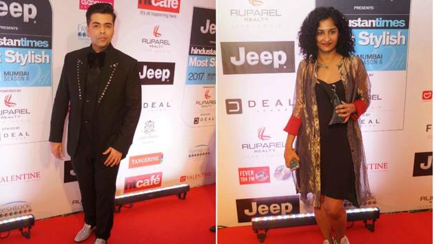 The most wanted directors of the showbiz at the moment, Karan Johar and Gauri Shinde, kept it casual yet classy. We couldn’t help but take note of Karan’s jazzy loafers. The most wanted directors of the showbiz at the moment, Karan Johar and Gauri Shinde, kept it casual yet classy. We couldn’t help but take note of Karan’s jazzy loafers.