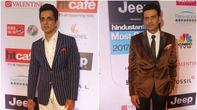 Actors Sonu Sood and Manoj Bajpayee kept in simple and understated. Actors Sonu Sood and Manoj Bajpayee kept in simple and understated.