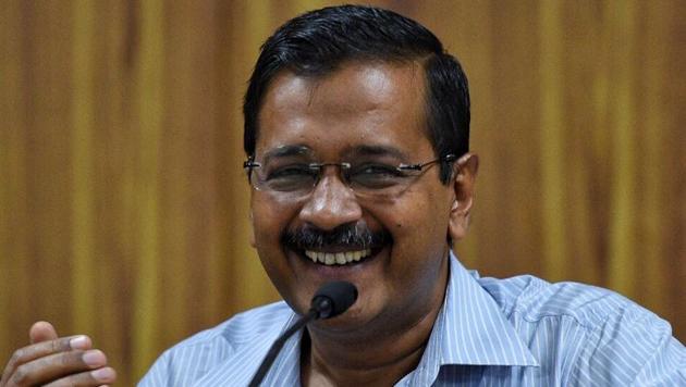 Chief minister Arvind Kejriwal during the press conference at his residence in New Delhi on Saturday.(Ravi Chaudhary/Hindustan Times) Chief minister Arvind Kejriwal during the press conference at his residence in New Delhi on Saturday.(Ravi Chaudhary/Hindustan Times)