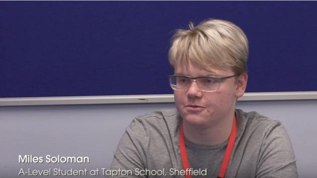Miles Soloman, an A-level student from Sheffield found out an error in a set of data recorded on the International Space Station and connected NASA to point it out. (Youtube screengrab) Miles Soloman, an A-level student from Sheffield found out an error in a set of data recorded on the International Space Station and connected NASA to point it out. (Youtube screengrab)