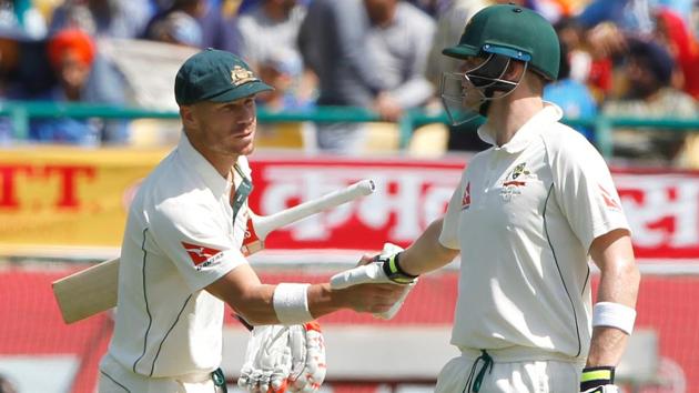 David Warner and Steve Smith shared an impressive 132-run stand for the second wicket. (BCCI)
