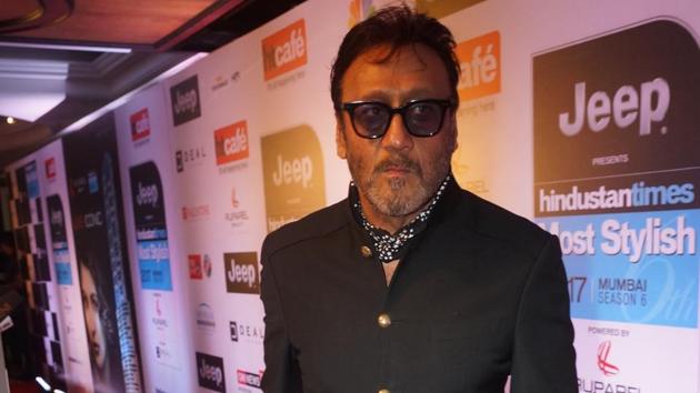 Jackie Shroff at the HT Most Stylish awards function in Mumbai on Friday.(Prodip Guha/HT Photo)